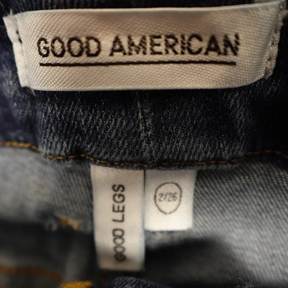 Good American jeans Good legs women's‎ 2/26 blue denim - Picture 3 of 12